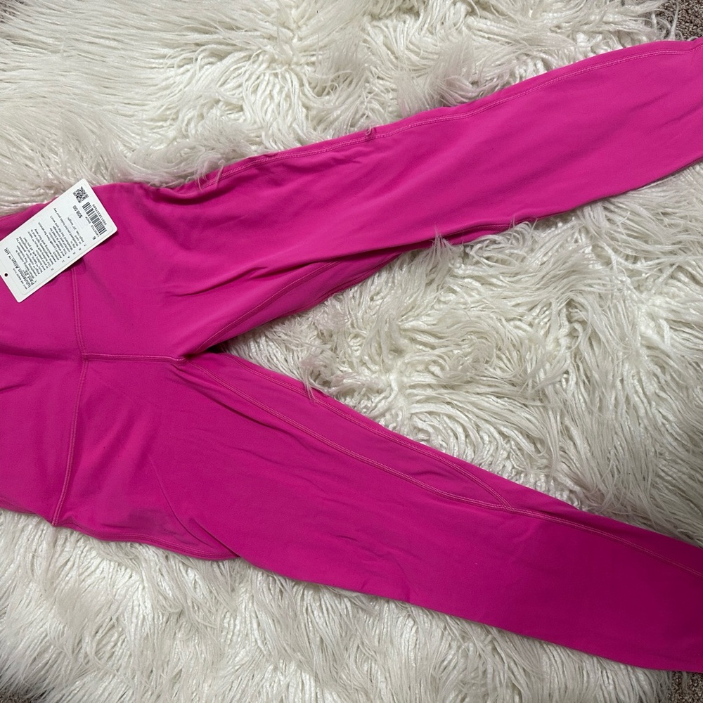 Lululemon Athletica Pink Leggings Sleek Athletic Design
